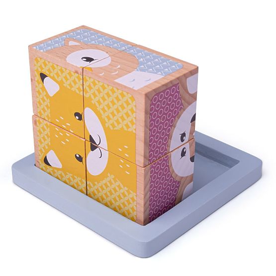 Bigjigs Baby Wooden Blocks Woodland