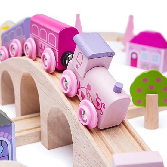 Bigjigs Rail Big wooden princess train track