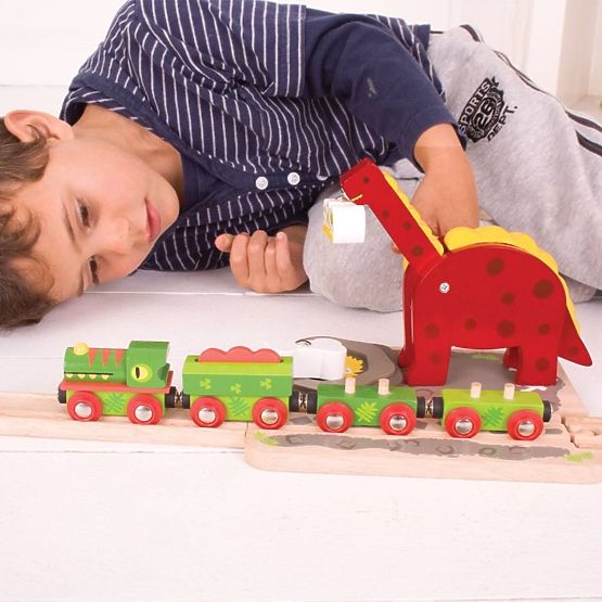 Bigjigs Rail Dinosaur Crane