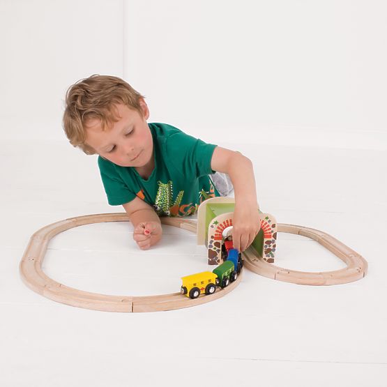 Bigjigs Rail Double rail tunnel
