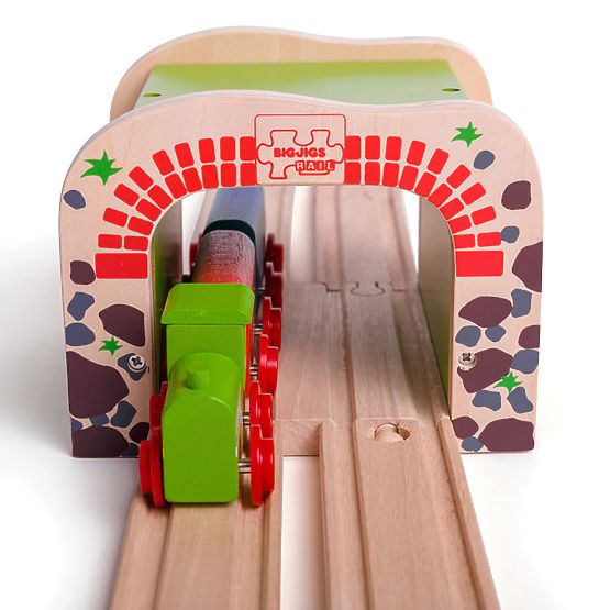 Bigjigs Rail Double rail tunnel