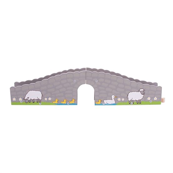 Bigjigs Rail Farm bridge with tunnel