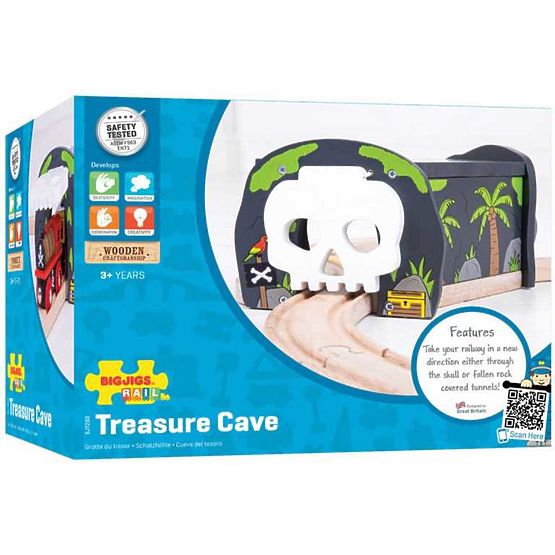 Bigjigs Rail Tunnel with skull cave switch