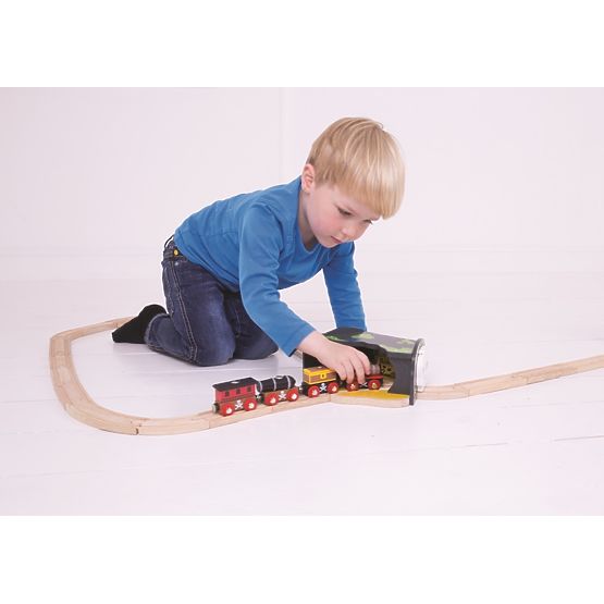 Bigjigs Rail Tunnel with skull cave switch