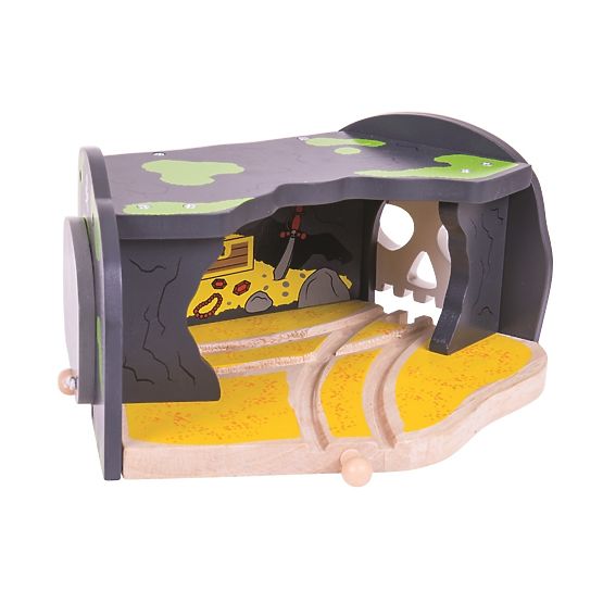 Bigjigs Rail Tunnel with skull cave switch