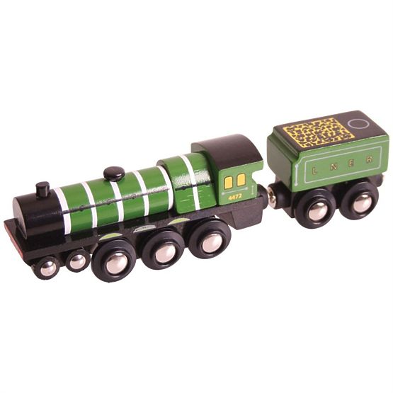 Bigjigs Rail Wooden replica Flying Scotsman locomotive