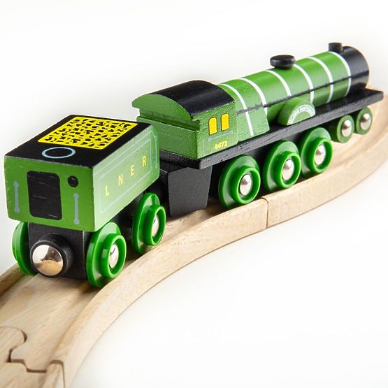 Bigjigs Rail Wooden replica Flying Scotsman locomotive