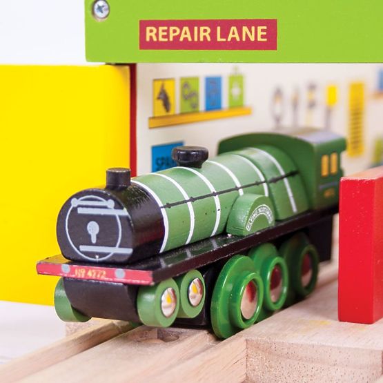 Bigjigs Rail Wooden replica Flying Scotsman locomotive