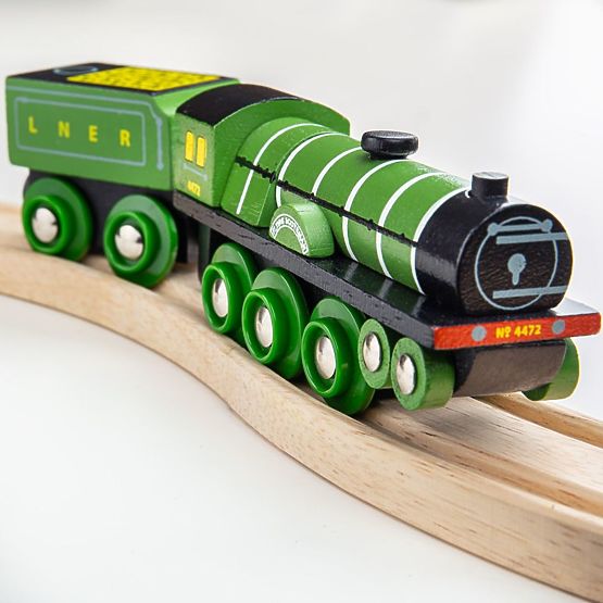 Bigjigs Rail Wooden replica Flying Scotsman locomotive