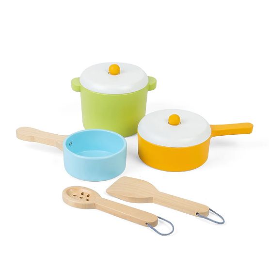Bigjigs Toys 7-Piece Cookware Set