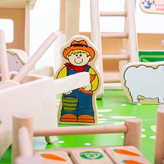 Bigjigs Toys Big Wooden Farm