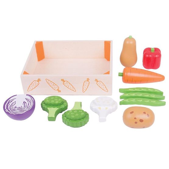 Bigjigs Toys Box with vegetables