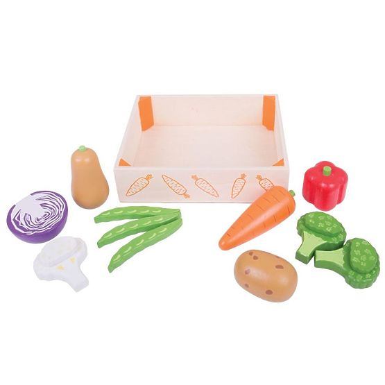 Bigjigs Toys Box with vegetables