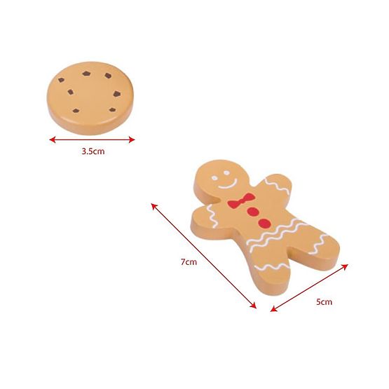 Bigjigs Toys Box with wooden biscuits