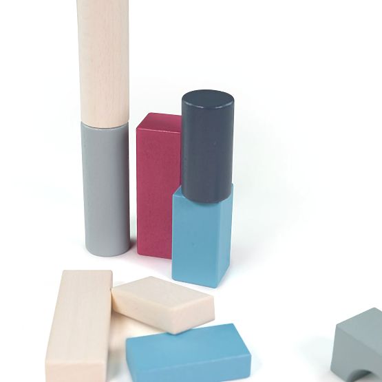 Bigjigs Toys Bucket with 50 Blocks