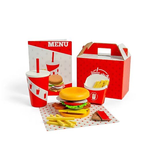 Bigjigs Toys Burger and Fries Set