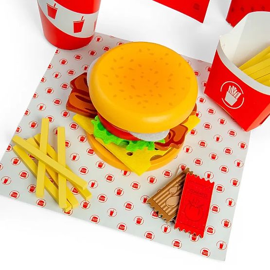 Bigjigs Toys Burger and Fries Set