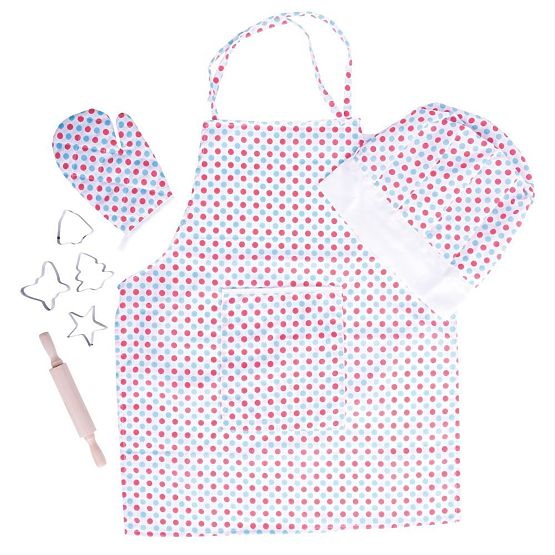 Bigjigs Toys Chef Set with Polka Dot Apron