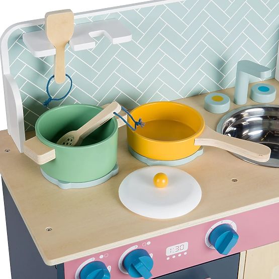 Bigjigs Toys Children's Kitchen in Scandinavian Style