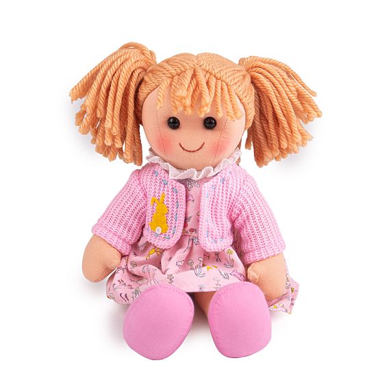 Bigjigs Toys Fabric Doll Ella 34 cm