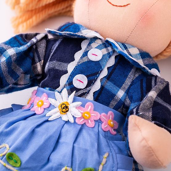 Bigjigs Toys Fabric Doll Katie 34 cm