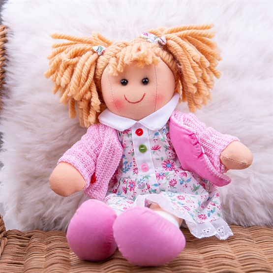 Bigjigs Toys Fabric Doll Poppy 28 cm