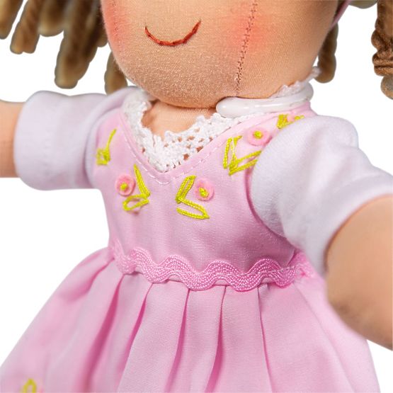 Bigjigs Toys Fabric Doll Rose 28 cm