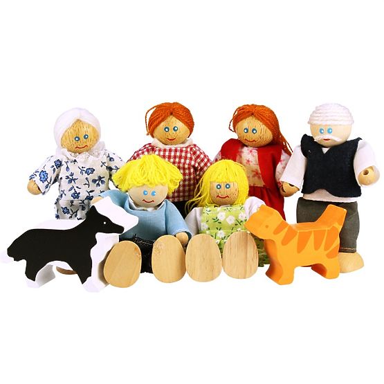 Bigjigs Toys Family House Set