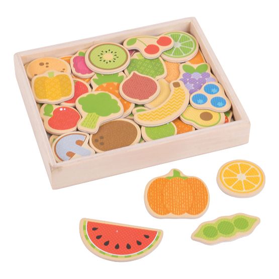 Bigjigs Toys Fruit and vegetable magnets