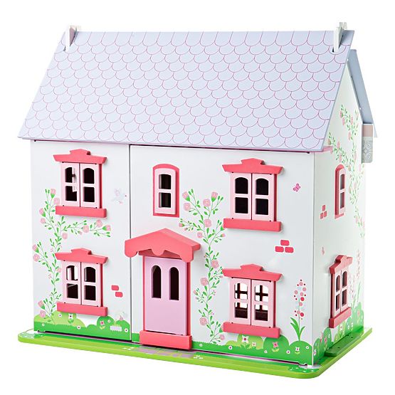 Bigjigs Toys Pink Dollhouse