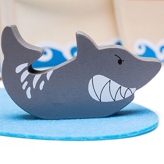 Bigjigs Toys Pirate Ship with Pirates