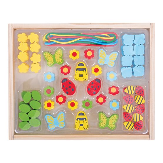 Bigjigs Toys String beads Meadow
