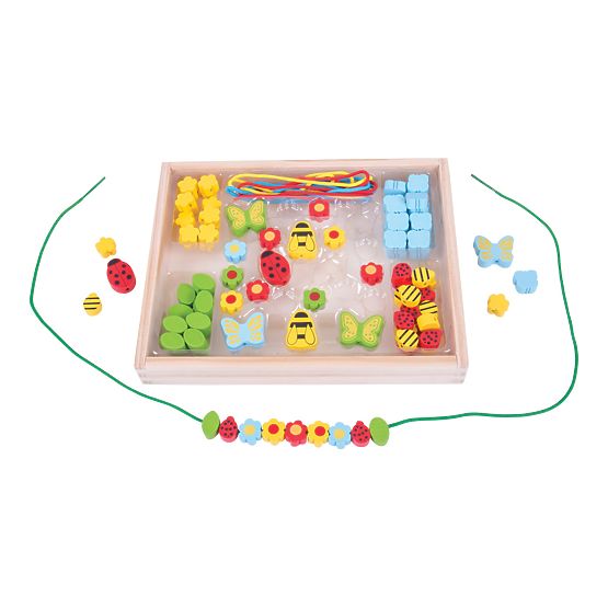 Bigjigs Toys String beads Meadow