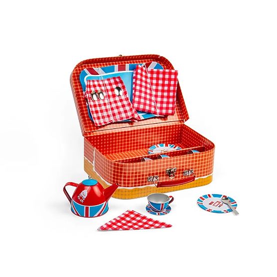 Bigjigs Toys Tea Set in London Suitcase