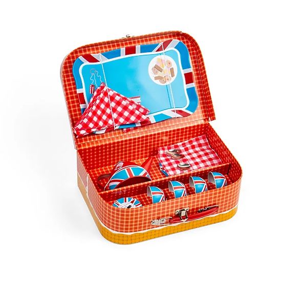 Bigjigs Toys Tea Set in London Suitcase