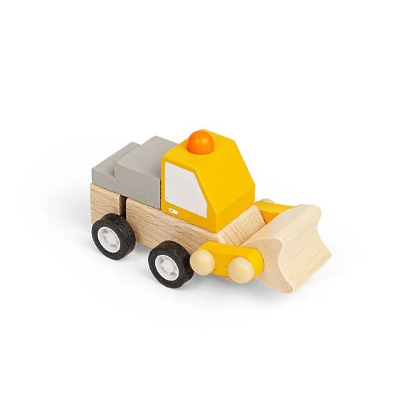 Bigjigs Toys Wind-up Construction Toy Car Excavator