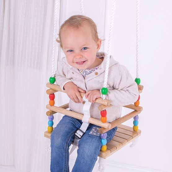 Bigjigs Toys Wooden Bead Swing