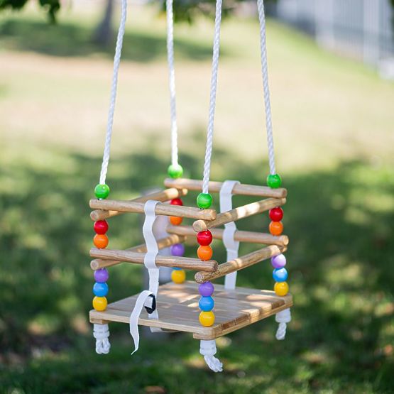 Bigjigs Toys Wooden Bead Swing
