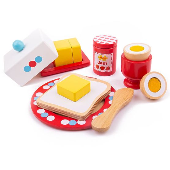 Bigjigs Toys Wooden Breakfast Set
