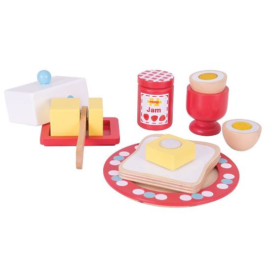 Bigjigs Toys Wooden Breakfast Set