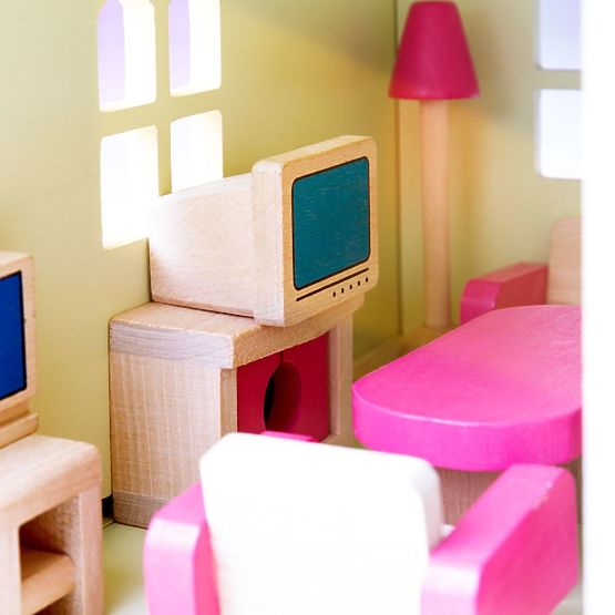 Bigjigs Toys Wooden dollhouse furniture