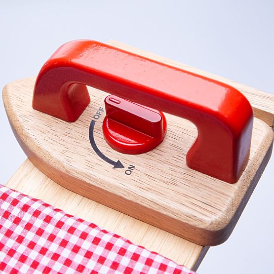 Bigjigs Toys Wooden Ironing Board with Iron - Damaged Packaging