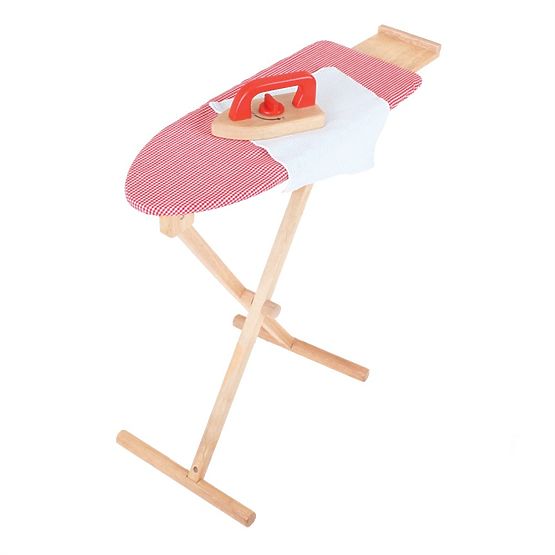 Bigjigs Toys Wooden Ironing Board with Iron