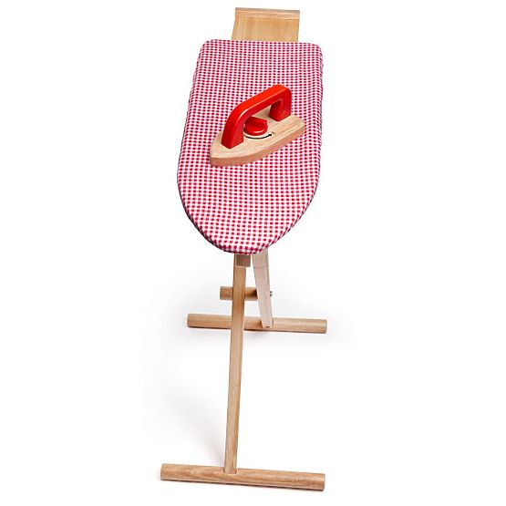 Bigjigs Toys Wooden Ironing Board with Iron