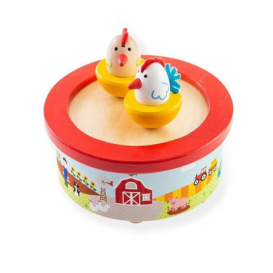 Bigjigs Toys Wooden Music Box Farm