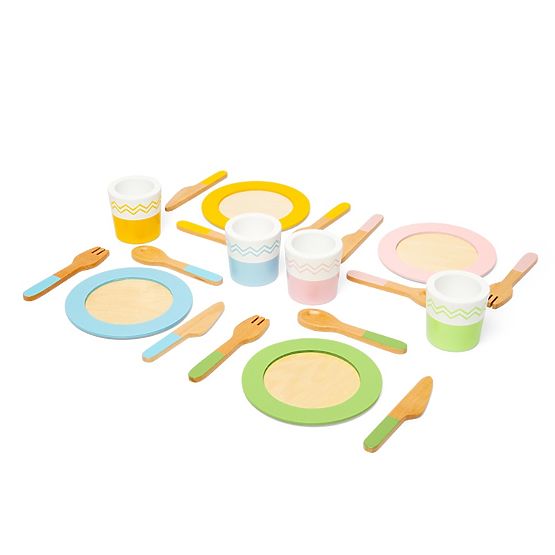 Bigjigs Toys Wooden Serving Set
