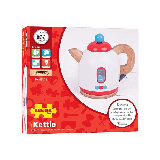 Bigjigs Toys Wooden Teapot