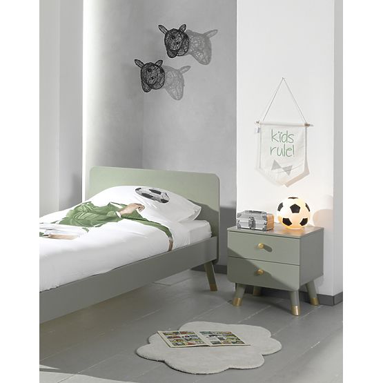 Billy bedside table - olive green