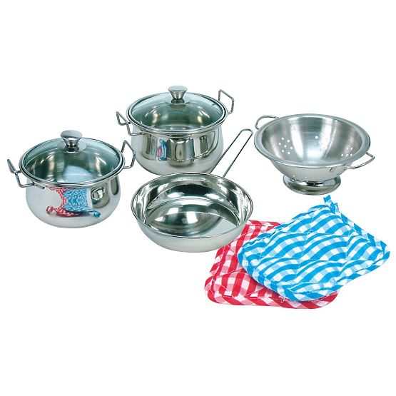 Bino Children's Stainless Steel Cookware Set
