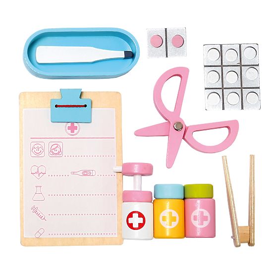 Bino Doctor's Set in Wooden Case